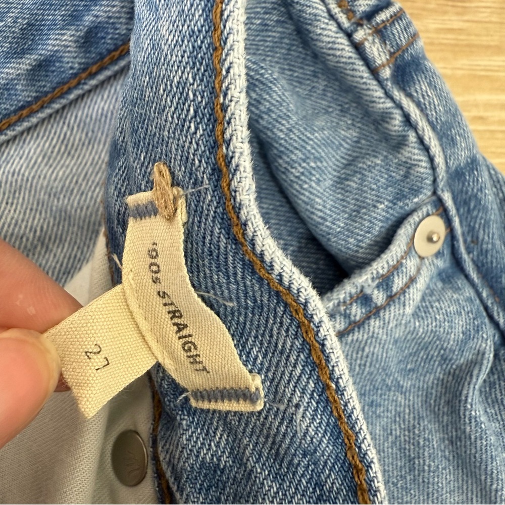 Madewell Women's Straight Leg Jeans - Light Blue - Picture 12 of 12